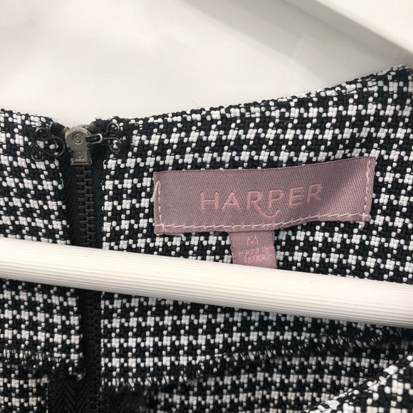 HARPER houndstooth crop top - Picture 4 of 7